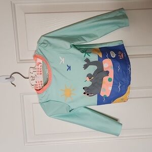 Cat & Jack Seal Rashguard Top Size 3T